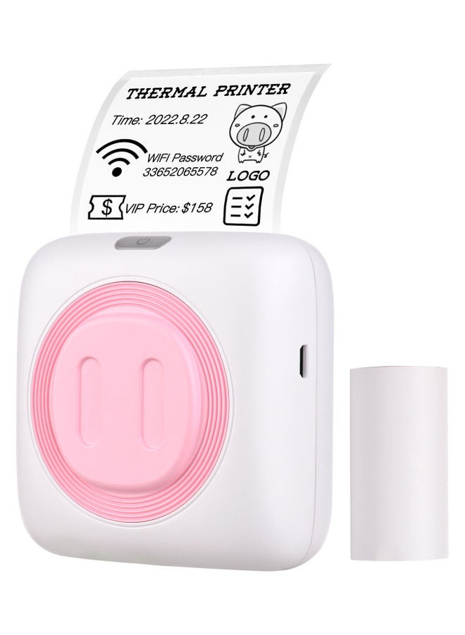 Generic Mini Portable Thermal Photo Printer Pink  - Image 5