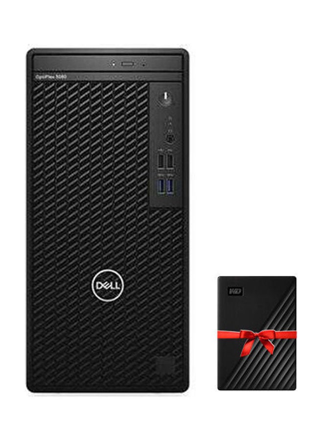 DELL Optiplex 3080 Tower Desktop - Intel Core I5 10500 - 16 Gb Ram - 1Tb Hdd + 128 Ssd - With External Hard Drive As A Gift Black - Image 1