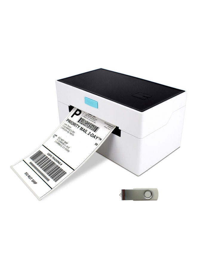 Desktop Thermal Label Printer White - Image 1