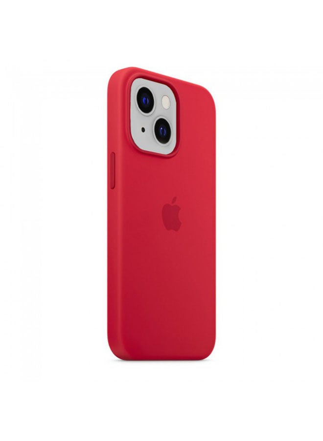MARGOUN - Protective Silicone Case Cover For iPhone 13 (6.1 inch) Red - Image 1