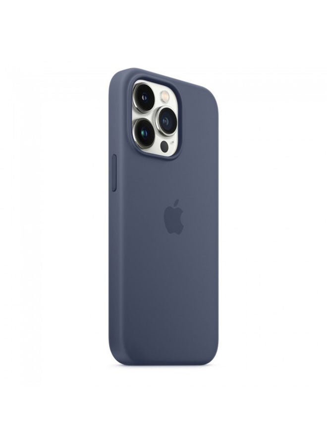 MARGOUN Protective Silicone Case Cover For iPhone 13 Pro (6.1 inch) Dark Blue  - Image 2