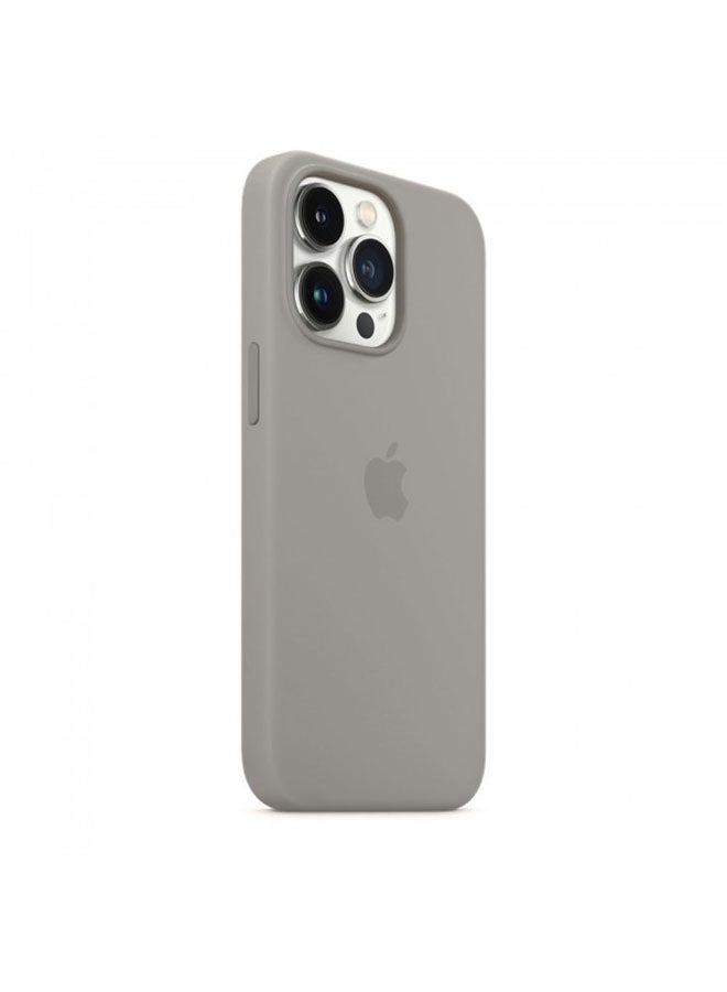 MARGOUN - Protective Silicone Case Cover For iPhone 13 Pro (6.1 inch) Grey - Image 1