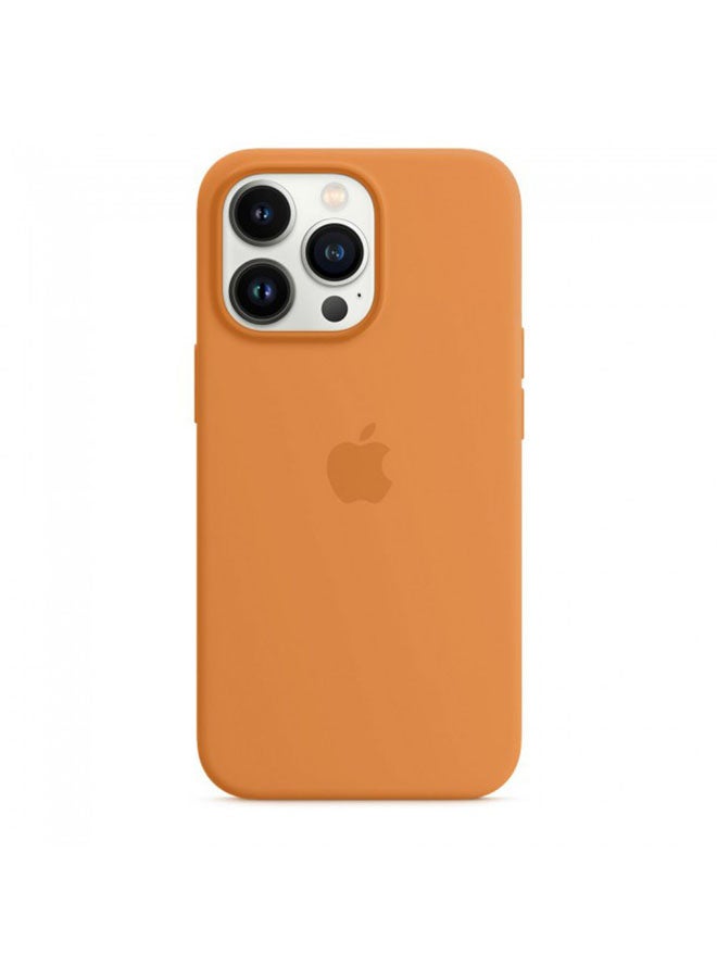 MARGOUN - Protective Silicone Case Cover For iPhone 13 Pro Max (6.7 inch) Brown - Image 1