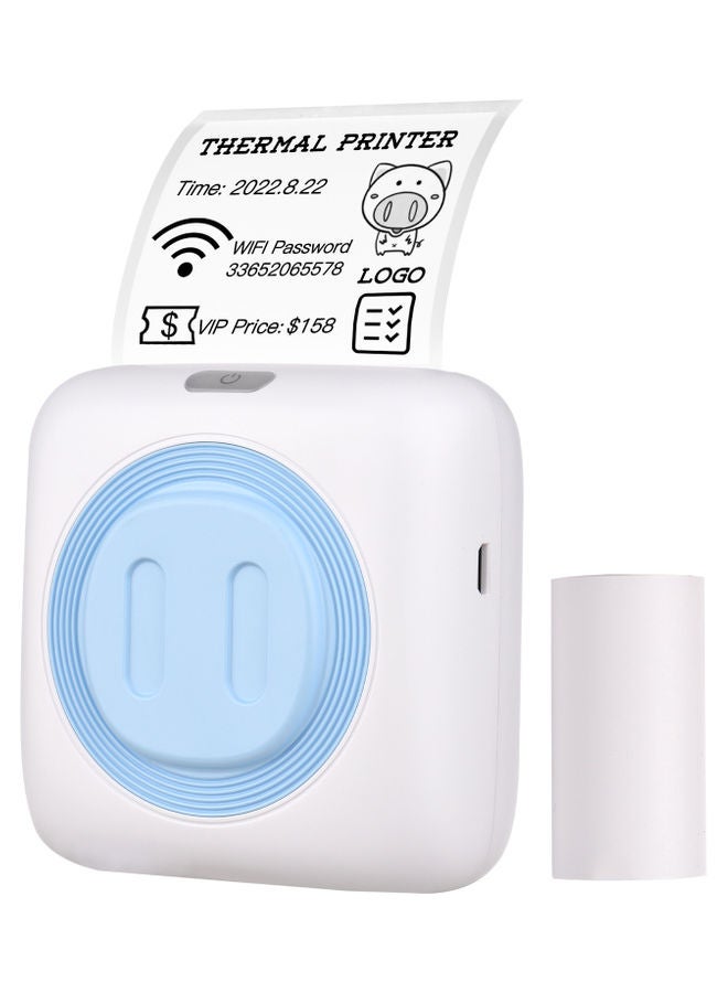 Mini Portable Thermal Photo Printer Blue - Image 5