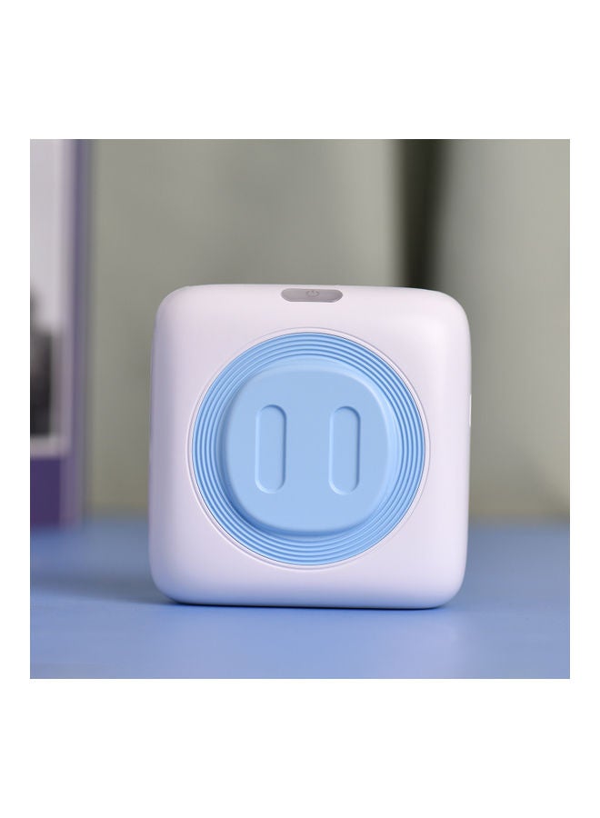 Mini Portable Thermal Photo Printer Blue - Image 1