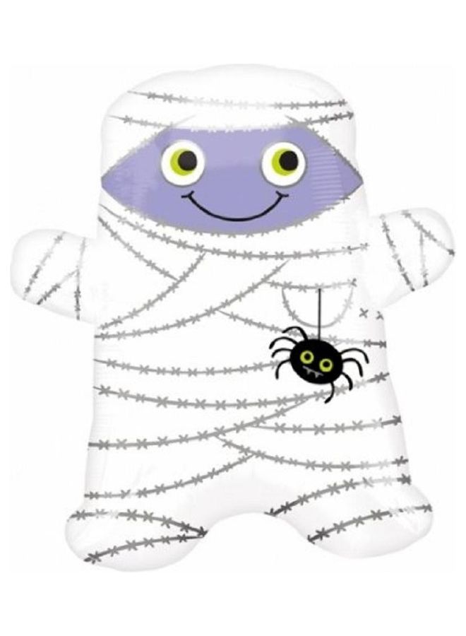 أناجرام بالون من القصدير على شكل مومياء مبتسمة 18بوصة