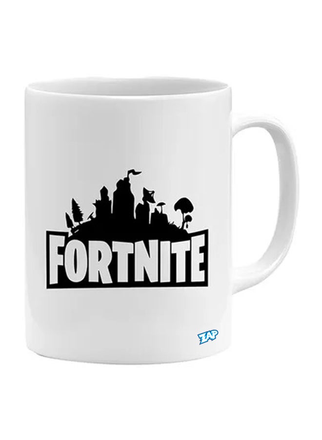 ZAP Fortnite Printed Ceramic Mug White