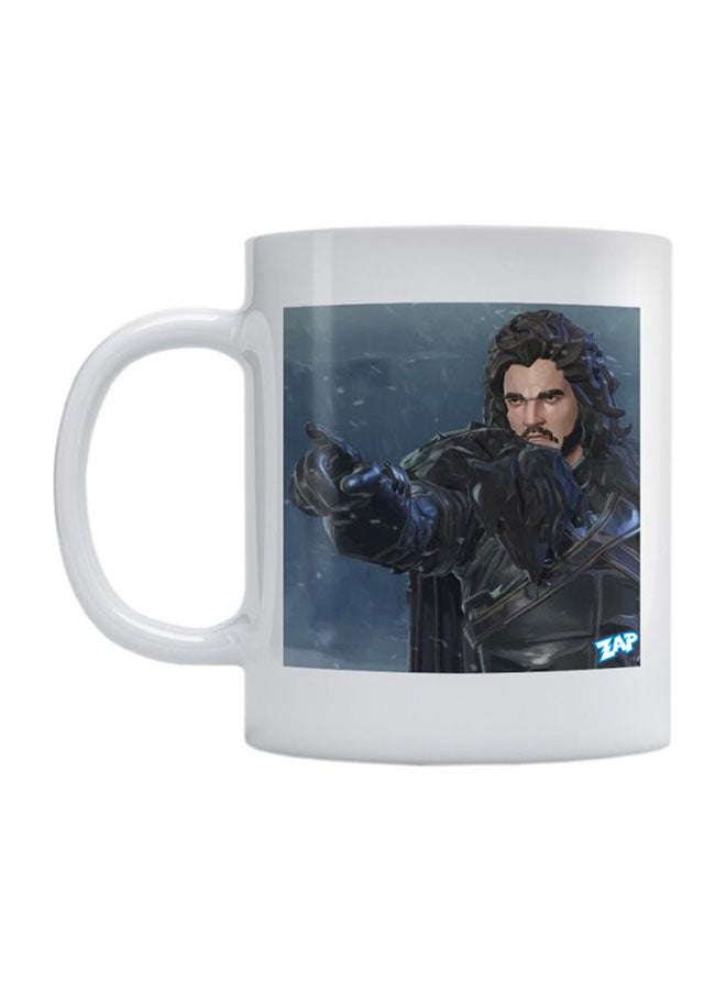 إي دبليو تي قدح قهوة بطبعة مسلسل جيم أوف ثرونز أبيض