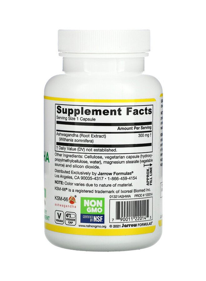 jarrow formulas Ashwagandha Dietary Supplement - 120 Veggie Caps  - Image 2