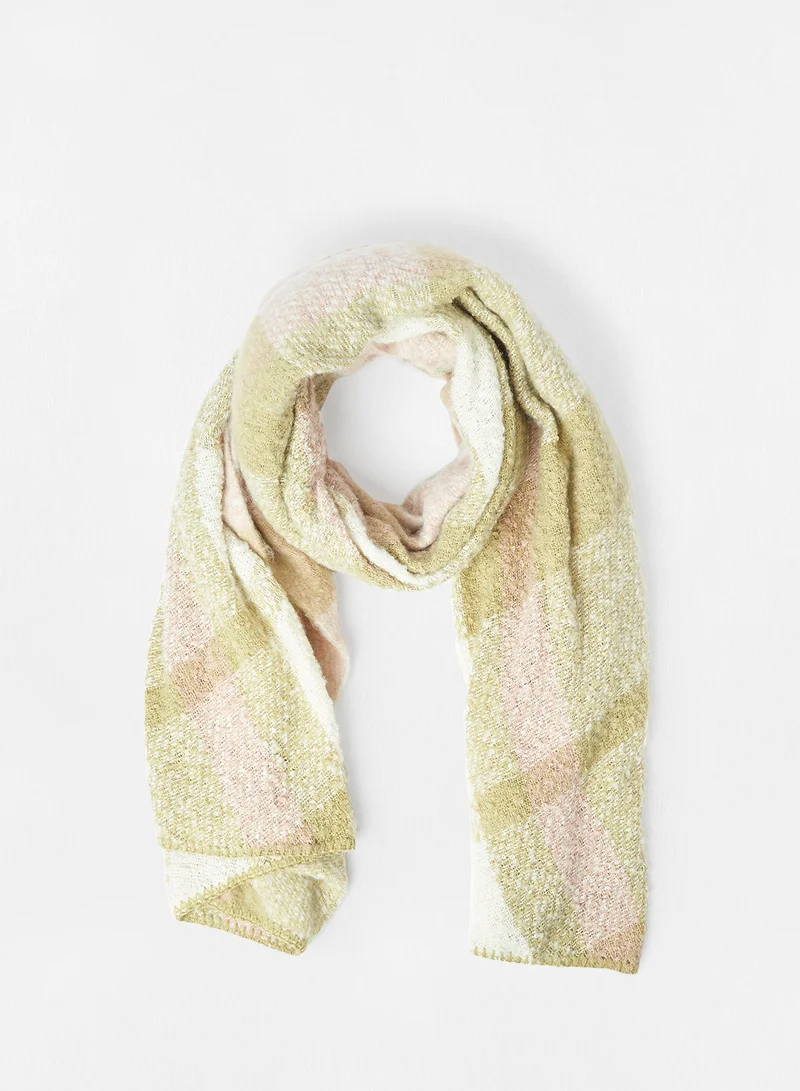 ONLY Essential Plaid Print Scarf