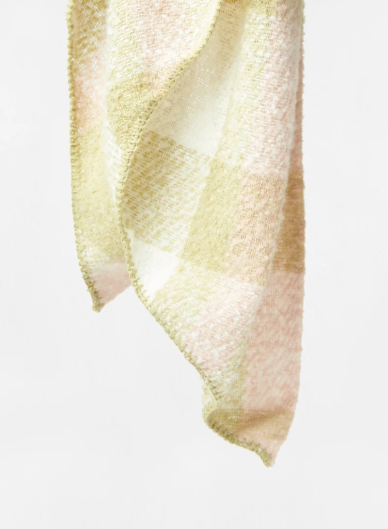 ONLY Essential Plaid Print Scarf