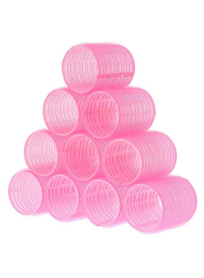 Generic 10-Piece Self Grip Hair Rollers Set Pink  - Image 3