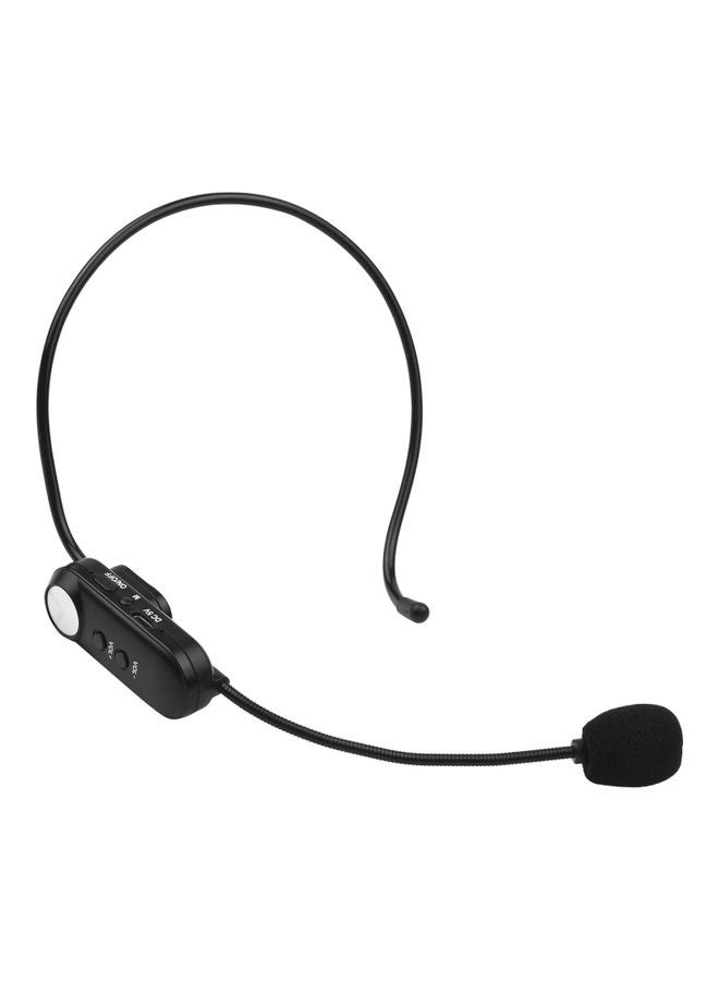 ANDOER Headset Wireless Microphone with 3.5mm Plug/6.35mm Converter Black  - Image 2