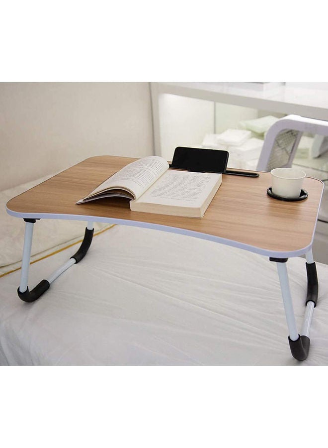 LINGWEI Foldable Laptop Bed Table Beige - Image 5