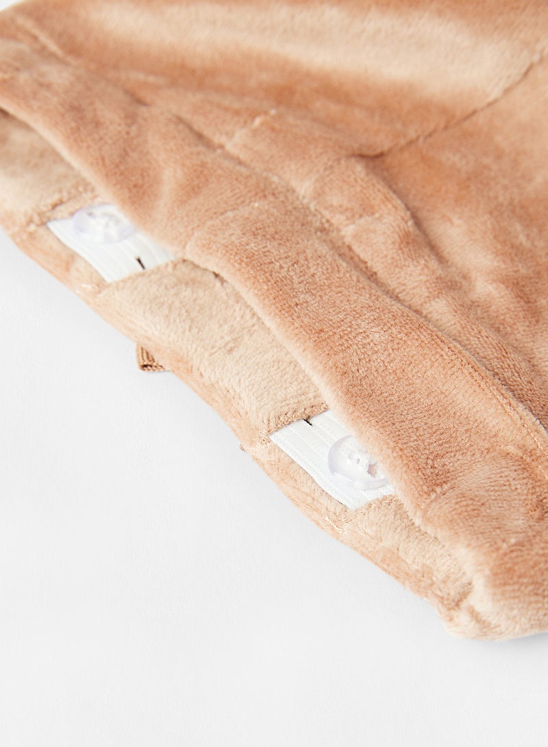 NAME IT - Baby Elasticated Trousers Light Brown - Image 1