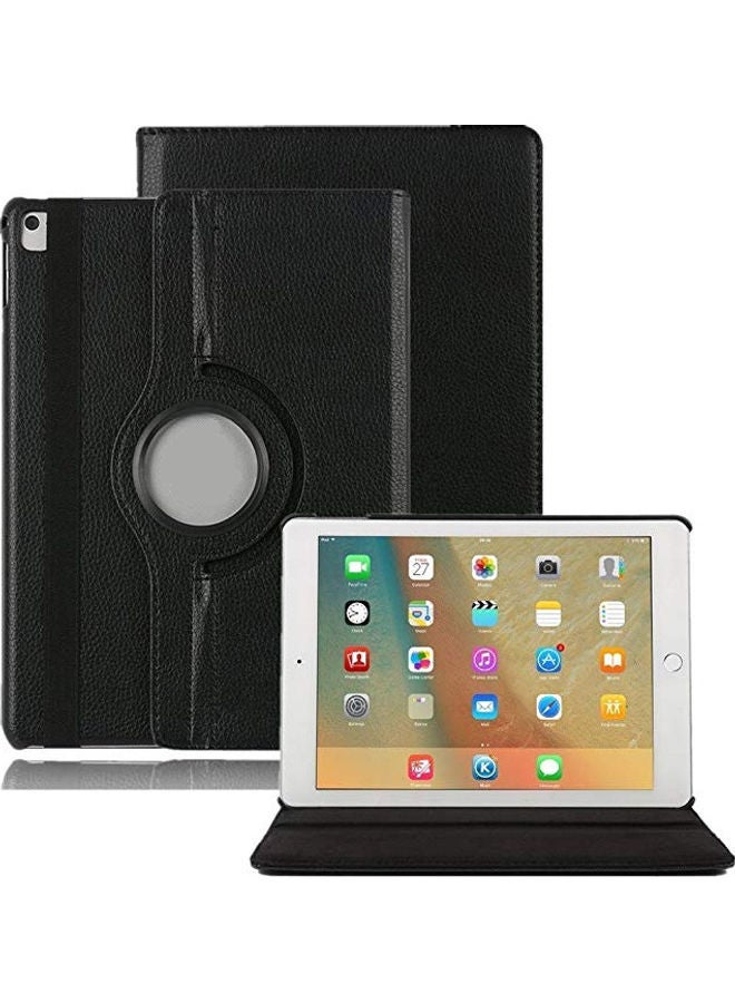 360 Degree Rotational Flip Case Cover For Ipad 10.2" Black - Image 2