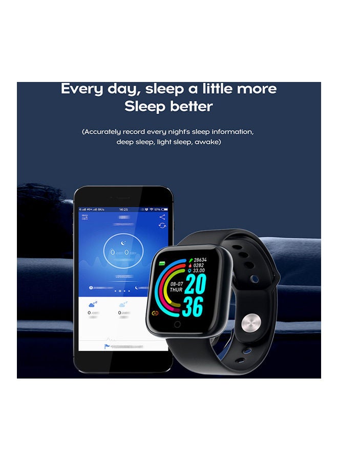 Smart Watch Sports Bracelet Fitness Tracker Black - Image 5