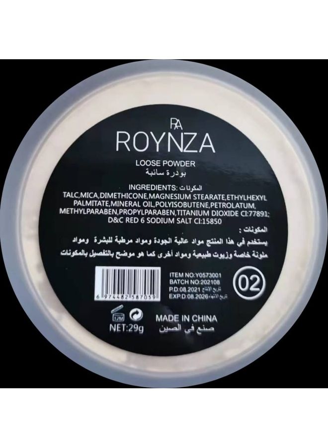 ROYNZA Loose Powder To Cover The Blanks Yellow  - Image 2