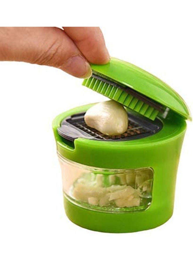 Garlic Chopper With Container Green ‎7.6  x  7.4  x  7.2cm - v1632997415/N51138739A_1