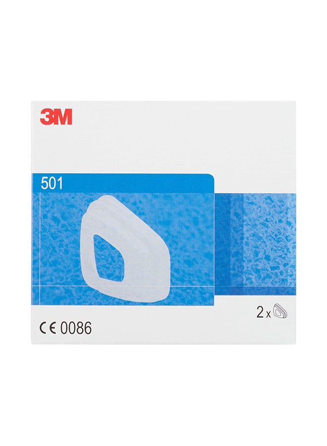 3M - 501 Filter Retainer White - Image 1