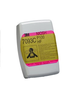 3M Cartridge Filter 7093C37173AAD With Organic Vapour And Acid Gas Relief P100 Respiratory Protection Multicolour 