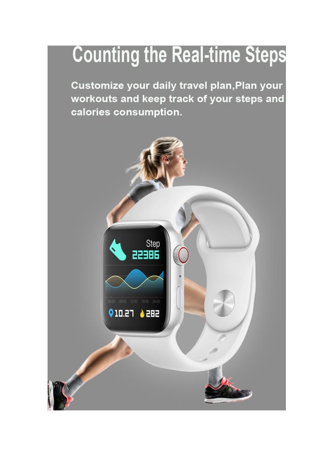 IPS Full-Touch Screen Smart Bracelet White - Image 2