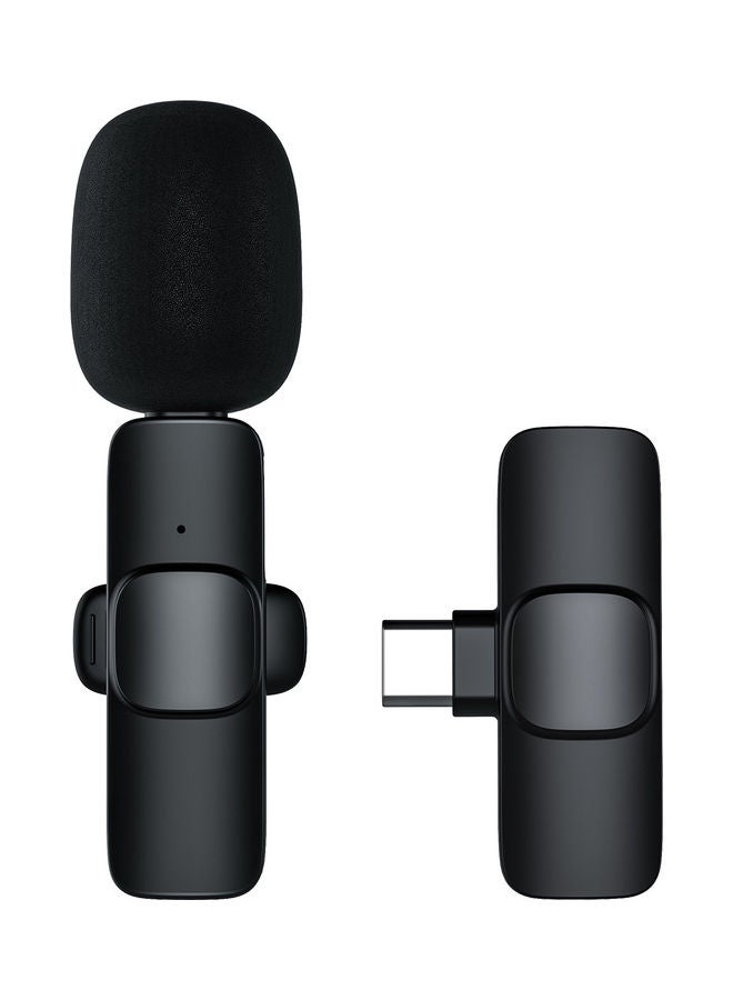 Generic 360 Mini Wireless Lavalier Microphone Black  - Image 1