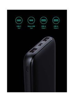 أوكي شاحن باور بنك PB-N73 محمول رفيع بمنفذ USB C وقدرة 15 وات 10000.0 mAh أسود  - Image 3