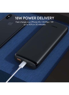 أوكي باور بنك موصل للطاقة بقدرة 18 وات ومنفذ USB-C للشحن السريع طراز Pb-Y23 أسود  - Image 4