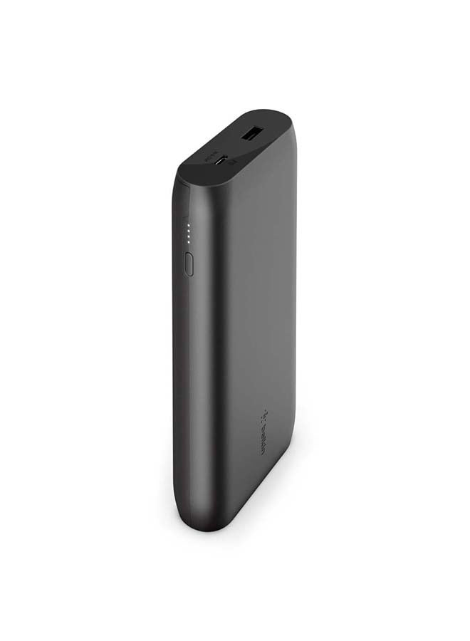 بيلكين باور بانك Belkin USB-C PD 20K (شاحن محمول للشحن السريع مع منافذ USB-C + USB، حزمة بطارية لأجهزة MacBook وiPhone 13 و13 Pro و13 Pro Max و13 mini والطرازات الأقدم وiPad والمزيد) - أبيض - Image 1