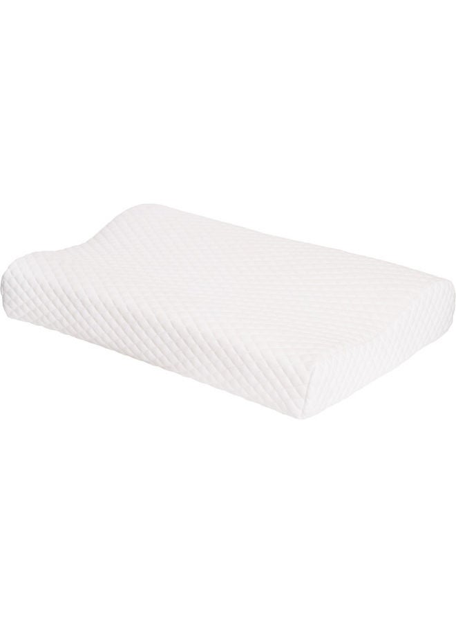 Moon Ergonomic Deep Sleep Contour Best Pillow For Neck Support And Cervical Spine Memory Foam White 60X40X12cm - Image 1