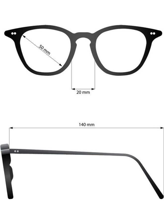 PROOCHI - unisex New Design Stylish Round Eyeglasses Frame - Image 1