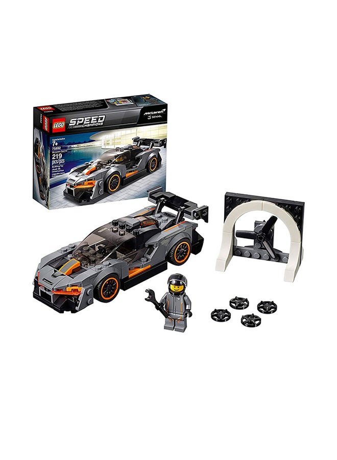 LEGO 75892 219-Piece Champions Mclaren Senna Building Kit 75892 219 7+ Years - Image 1
