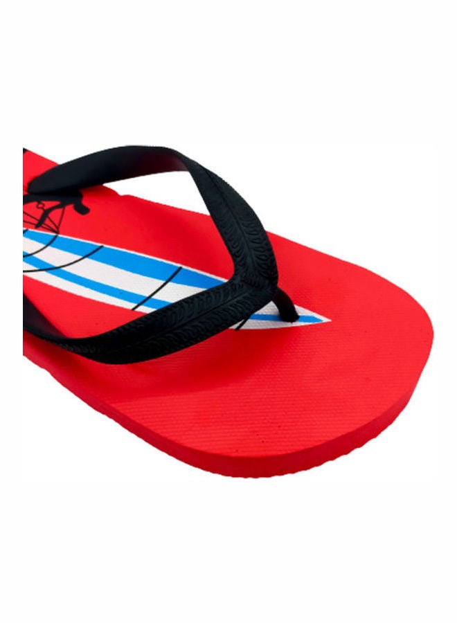 Beach Theme Printed Flip Flops Multicolour - Image 3