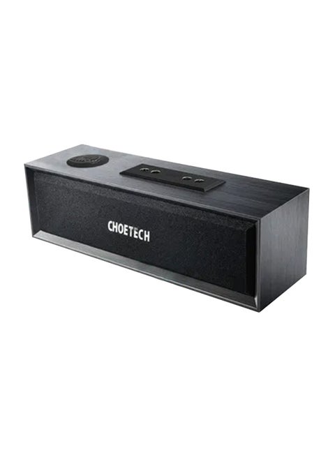 Bluetooth Speaker With Wireless Charging Support For Qi-Enabled Devices Black