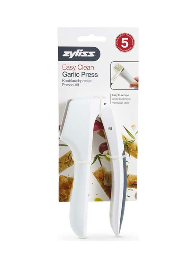 zyliss Easy Clean Garlic Press, Minimal Waste, Detachable Handle Blue-White 100mlcm  - Image 2