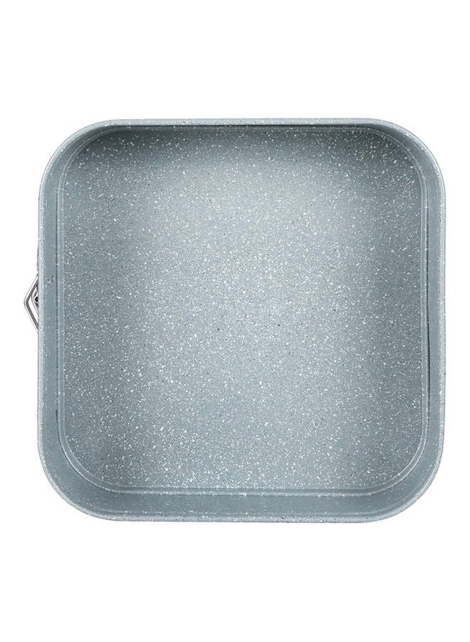 Neoflam - Granite Rectangular Springfrom Cake Tin 24x24x7 cm Grey 9.4x9.4x2.8inch - Image 1