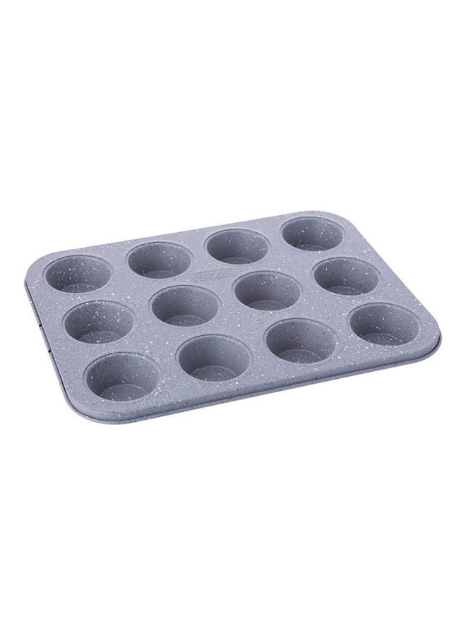 Neoflam Muffin Mold, 12 Cavities Grey 35x26.5x3cm - Image 3