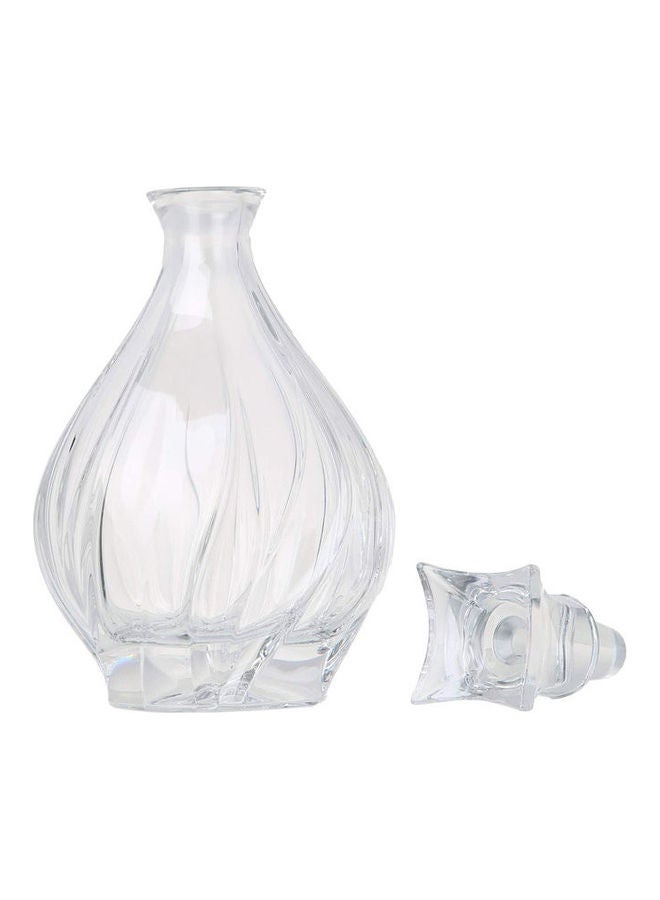 BOHEMIA - Crystal Bottle Clear 32.8 x 10.2 x 9.8cm - Image 1