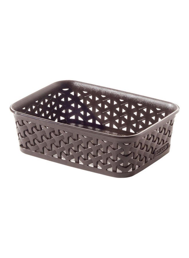 Curver Wicker Basket Brown 6x14.2x19.8cm - Image 1