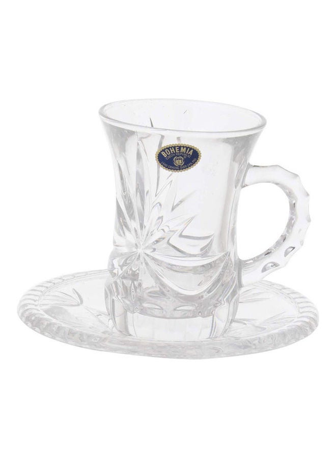 Coffee Set, 6+6 Pieces Clear ‎15.4 x 8.9 x 3.7cm - v1633014312/N51145932A_2