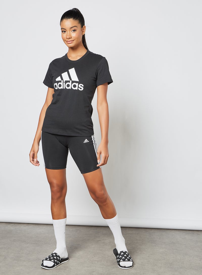 Adidas - Essential Logo T-Shirt Black - Image 1
