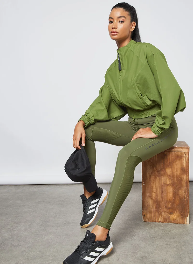 Adidas Karlie Kloss Yoga Flow Leggings Olive