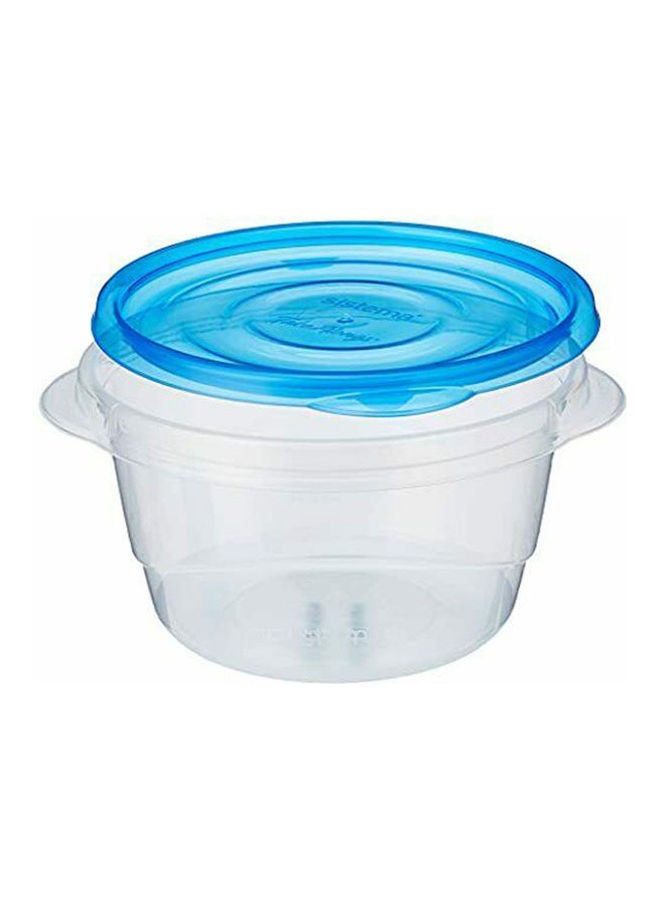 sistema Small Bowl 4 Pack Food Storage Containers Blue 760ml - Image 2