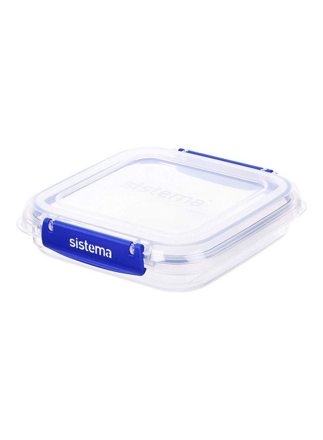 sistema Klip It Plus Polypropylene Container, Square Blue 17.5oz-520ml - Image 2
