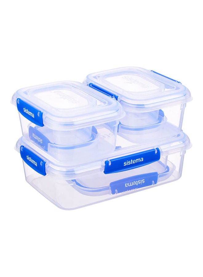 sistema Klip It Plus Food Container Blue - Image 1
