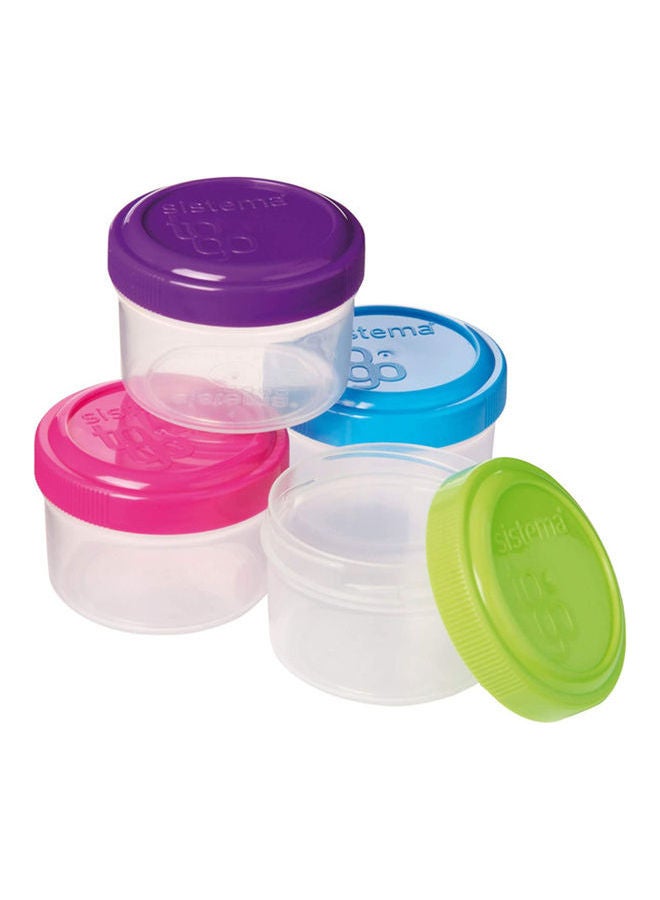 sistema Dressing Pots To Go Containers Multicolour 35ml