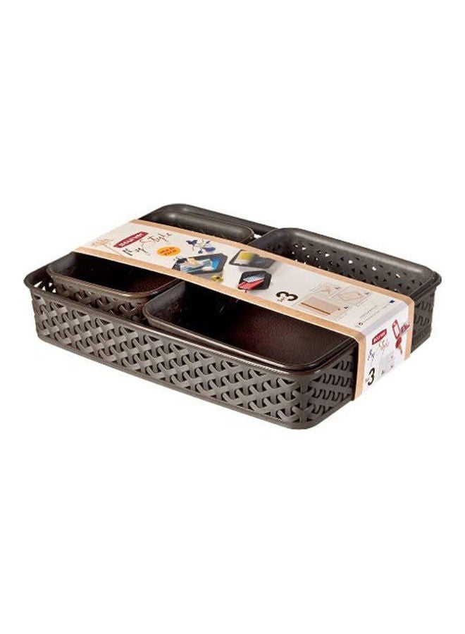 Curver Storage Box/Basket Multicolour 35.3 x 25.7 x 6.5cm - Image 1
