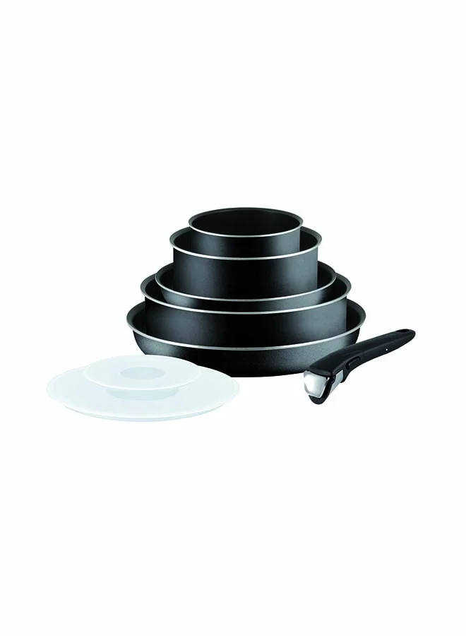 تيفال Ingenio Essential 8 Pcs Cooking Set, Removable Handle,Aluminium