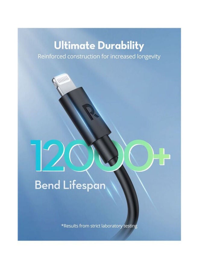 RAVPOWER 2-In-1 Cable Combo Black  - Image 4